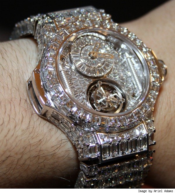 big diamond watch