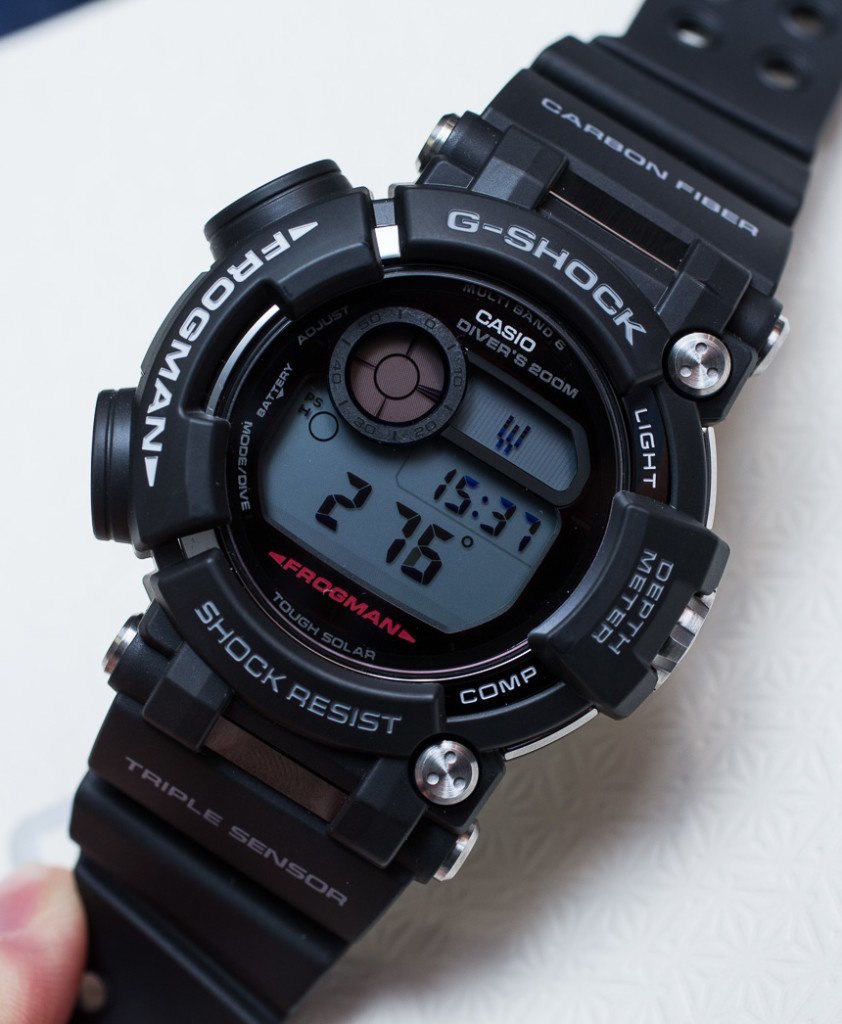 Casio G Shock Frogman Gwf D1000 Hands On The Ultimate Diving Tool Watch Ablogtowatch