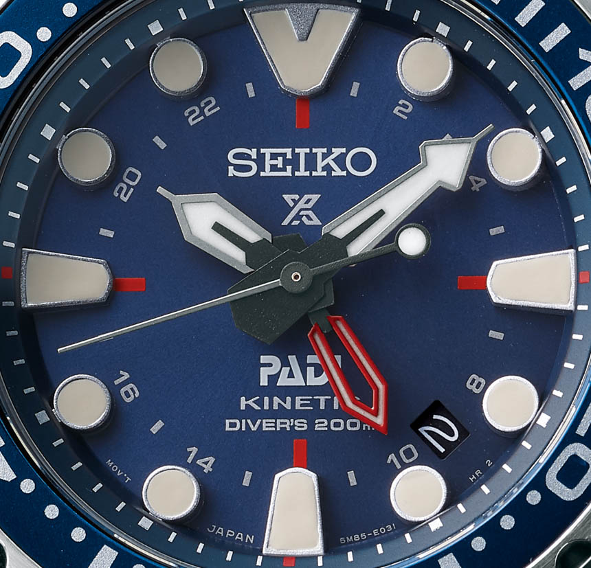 seiko sun065 special edition padi kinetic gmt diver watch