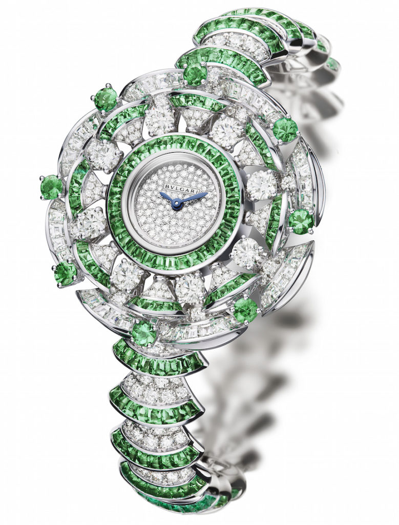 bulgari emerald watch