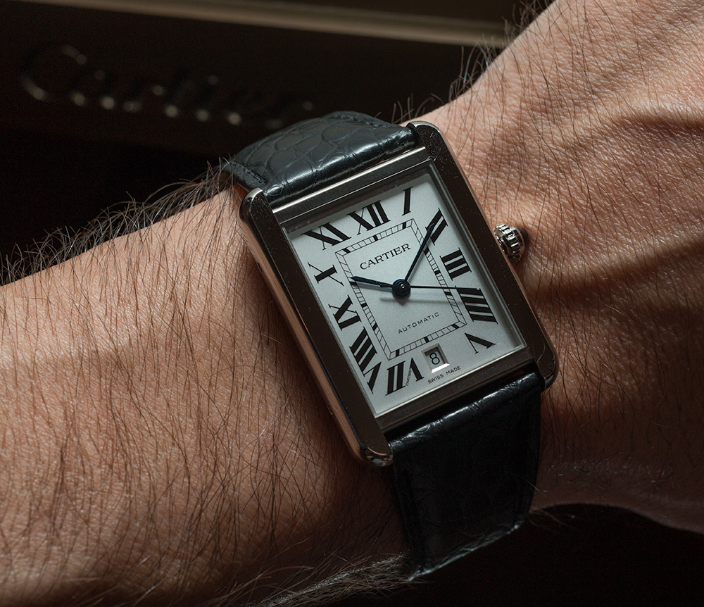 cartier ronde solo on wrist