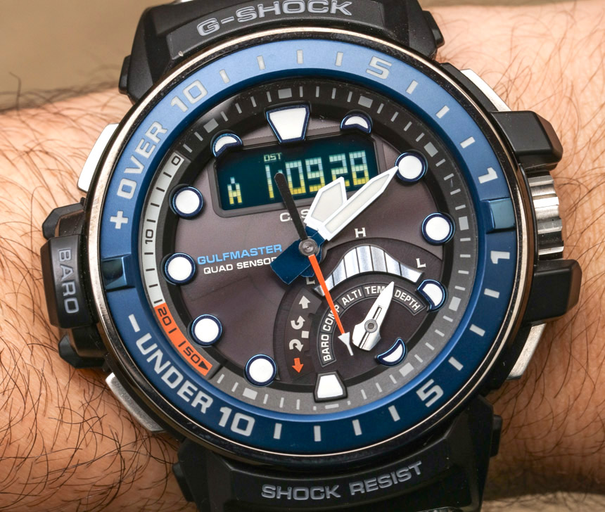 Casio G-Shock Master Of G Gulfmaster GWNQ1000-1A Watch Review | aBlogtoWatch