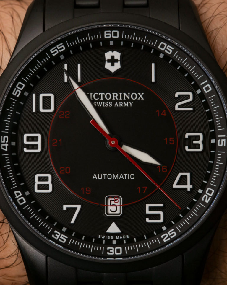 Victorinox Swiss Army Airboss Mechanical Black Edition Watch On