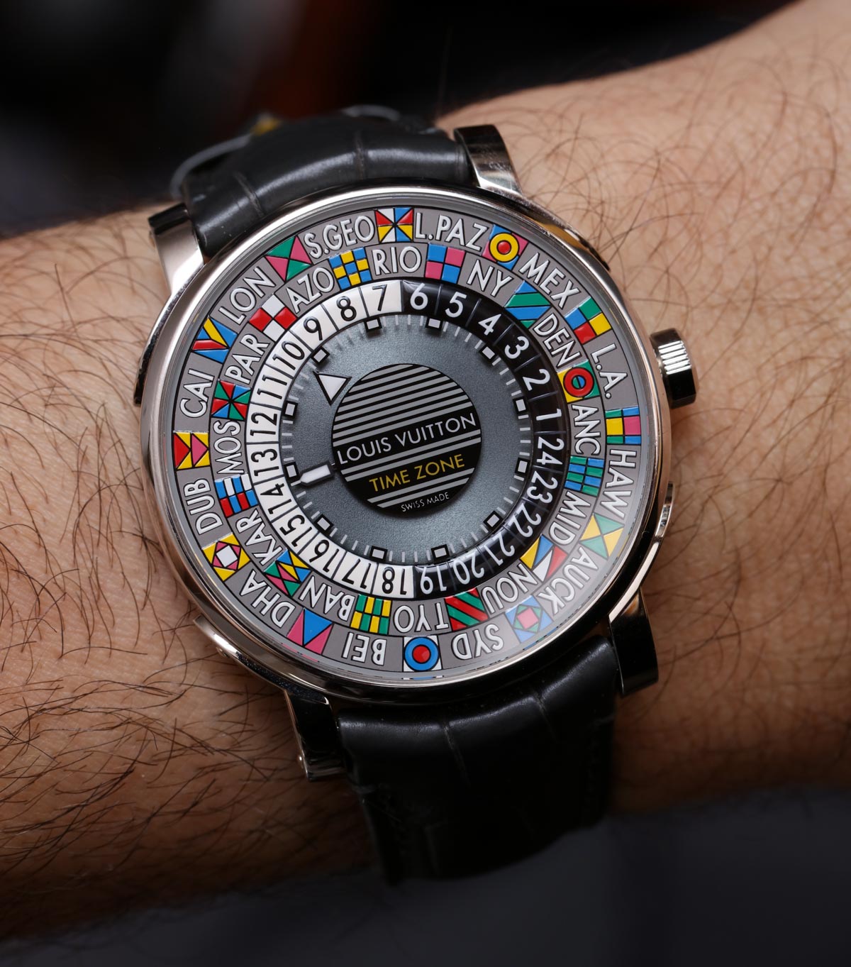 Wrist Time Review: Louis Vuitton Escale Time Zone 39 World Timer Watch | aBlogtoWatch