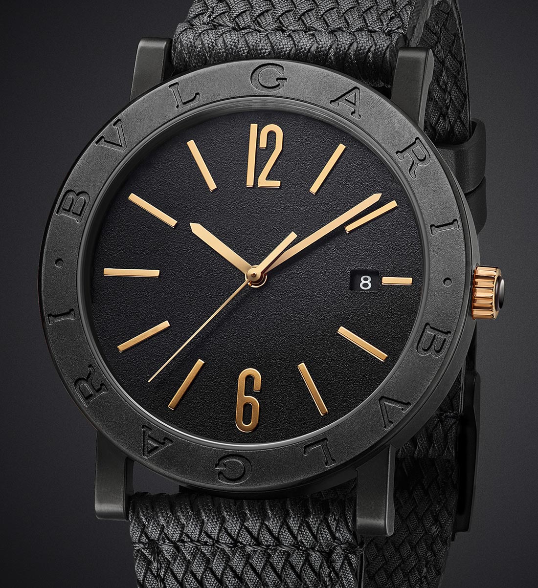 Bulgari Watches In Bronze \u0026 Black DLC 