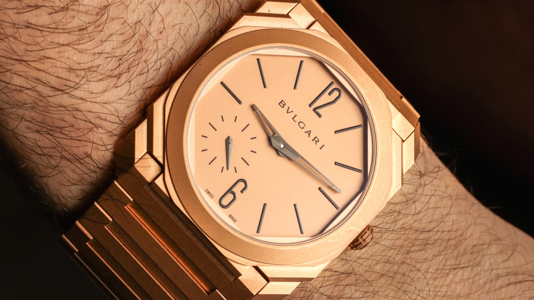 bvlgari automatic gold watch