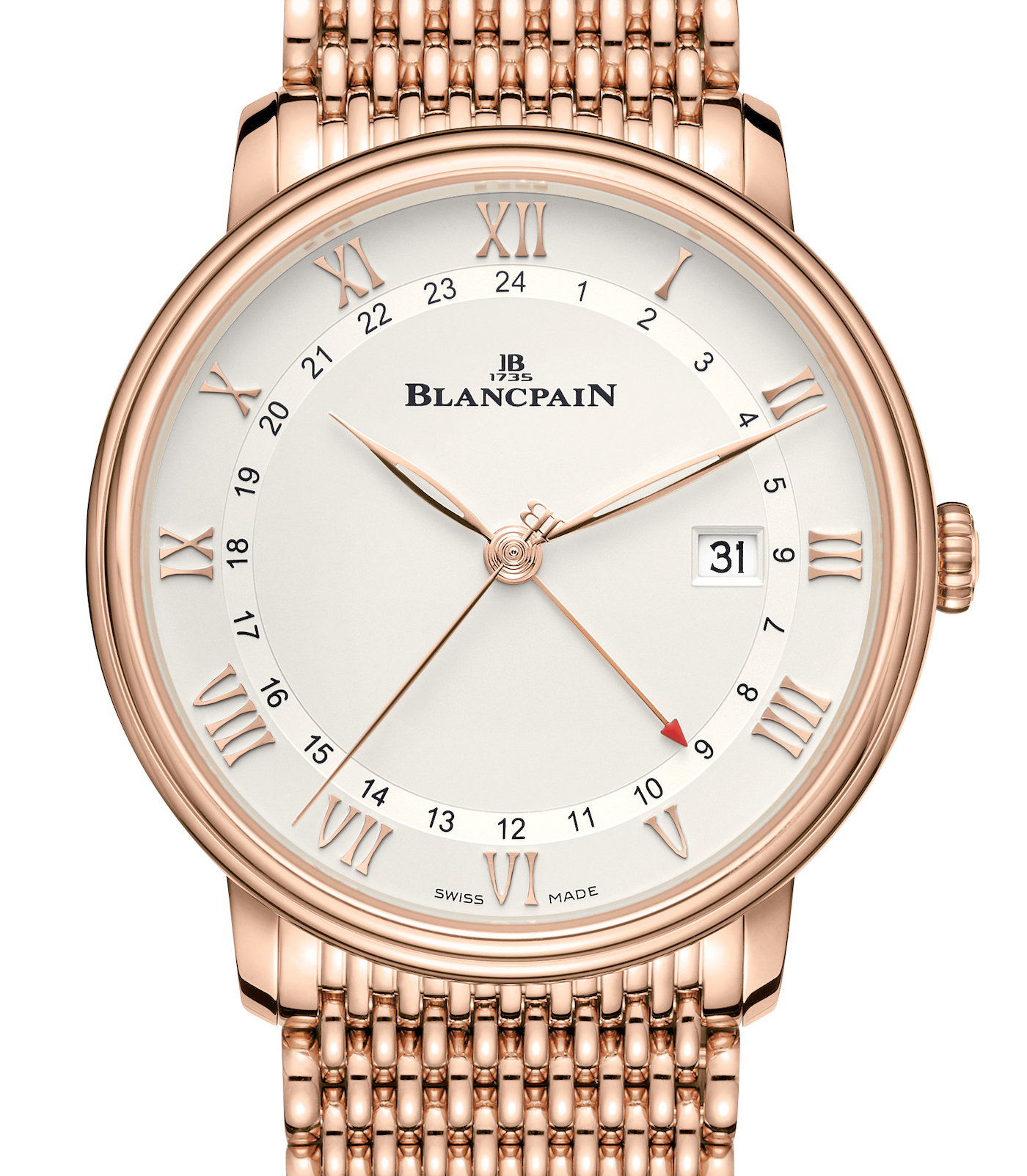 Blancpain Villeret GMT Date Watch Offers Multiple Functions In A Pared-Back Package Watch Releases 