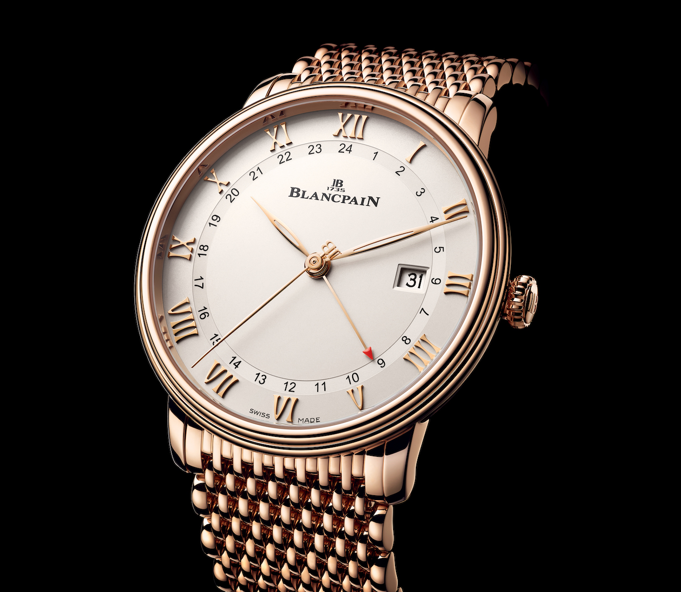 Blancpain Villeret GMT Date Replica Watch Offers Multiple Functions In A Pared-Back Package