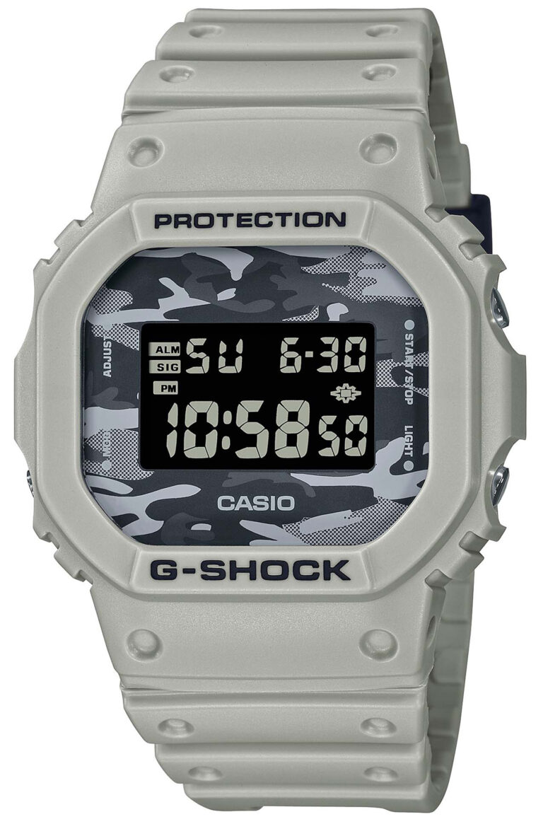 Casio Announces G Shock Digital Camouflage Utility Watch Series