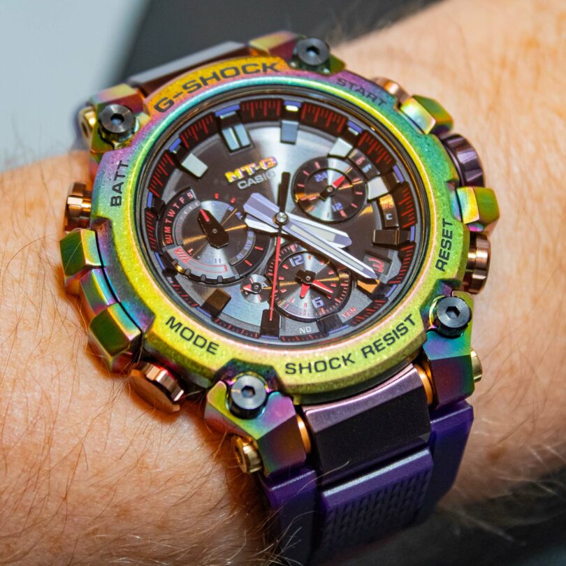 Hands On Debut Casio G Shock Mtgb Prb Aurora Oval Watch