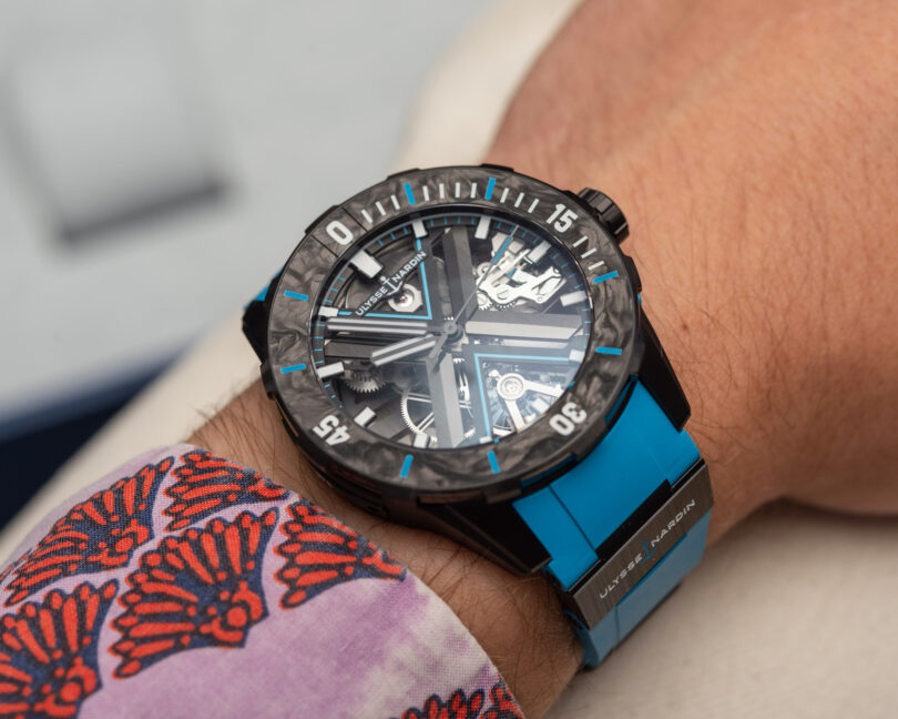 Hands On Ulysse Nardin Diver X Skeleton Azure Watch Ablogtowatch