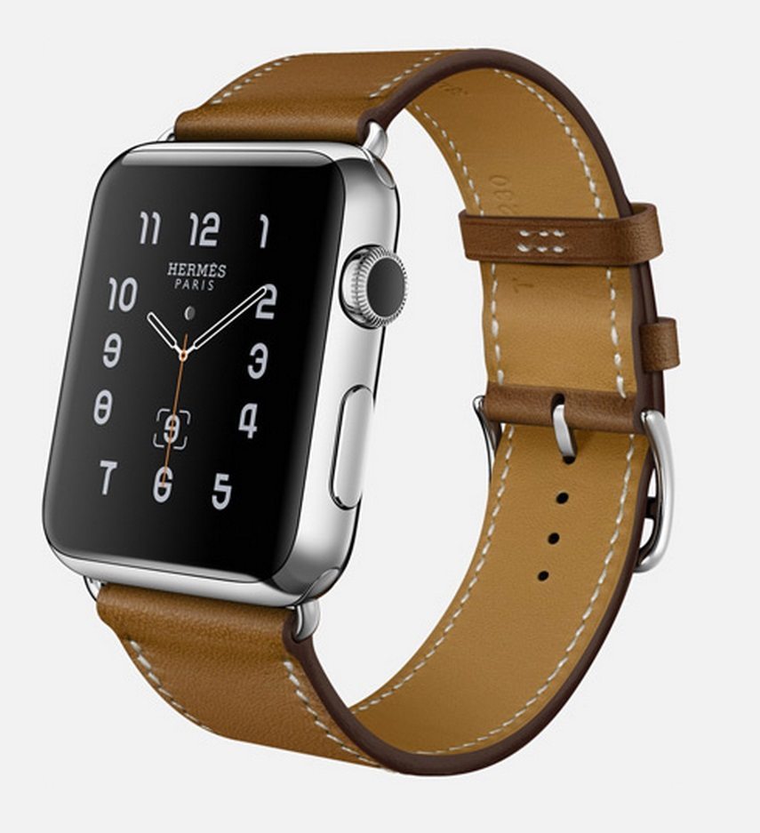 Hermes, Accessories, Hermes Barenia Apple Watch Double Tour Band Fauve  Taupe Color