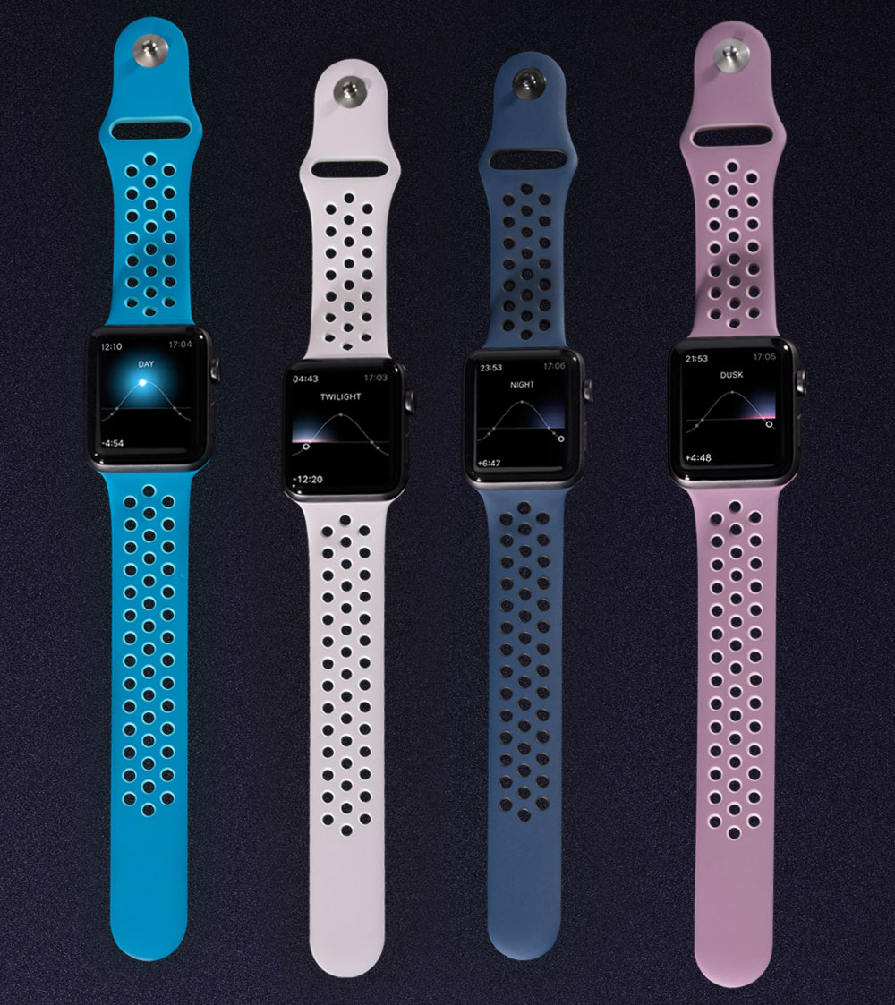 apple watch series 4 nike plus colors
