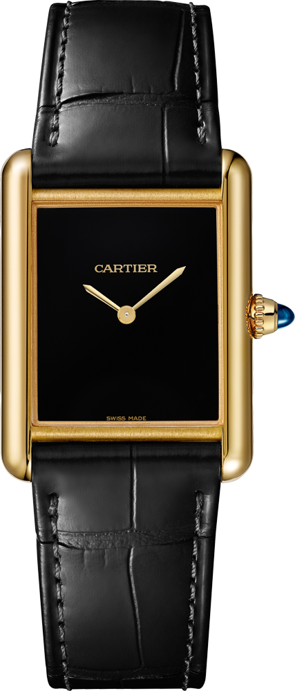 The New Black Dial Cartier Tank Must and Tank Louis Cartier