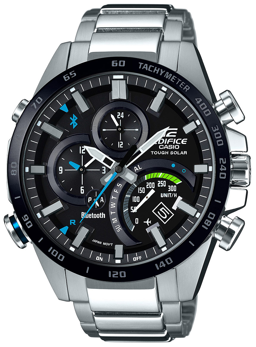 The Casio Edifice EQB501 takes a licking, connects to your cellphone