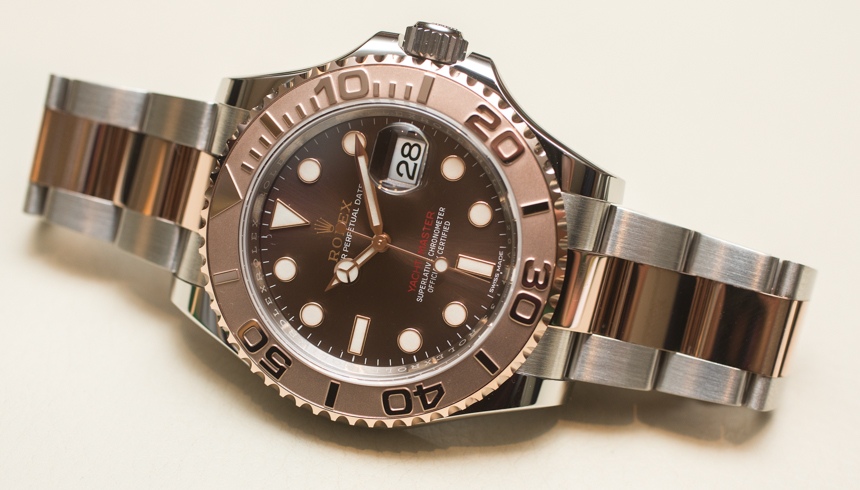 rolex yachtmaster two tone rose gold