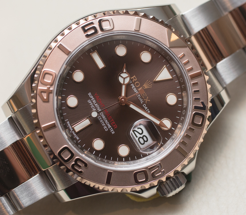 yacht master brown dial