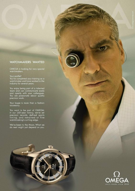 Omega Wants You! Pays George Clooney To 