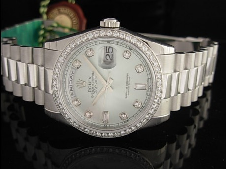 Platinum Rolex President Timepiece 