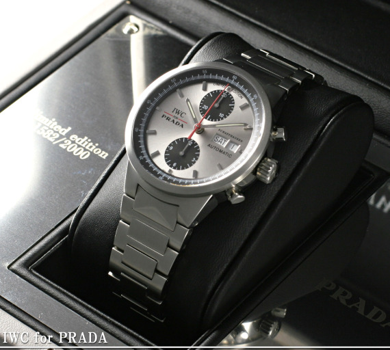 IWC watch Prada Edition..45mm Auto, Luxury, Watches on Carousell