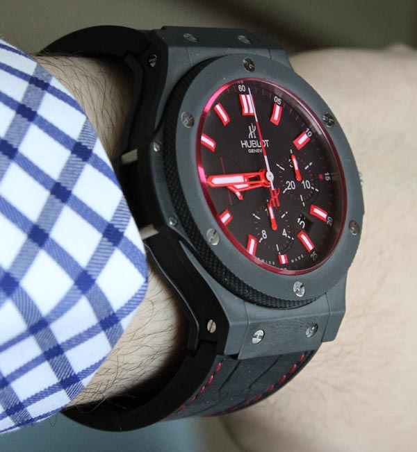Hublot Red Magic & All Black Green Watches Hands-On | aBlogtoWatch