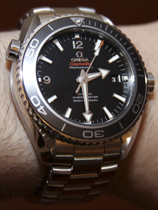 Omega Seamaster Planet Ocean Co-Axial Chronometer Watch Review ...