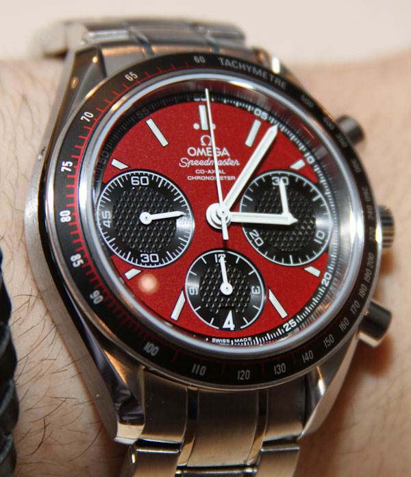 omega speedmaster racing red dial