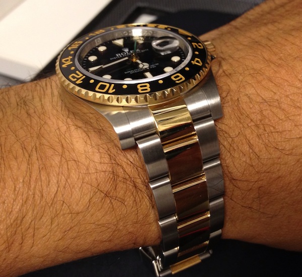 rolex two tone gmt master ii