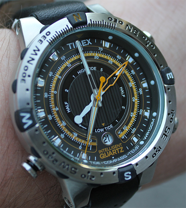 Timex Intelligent Quartz Tide Temp Compass u0026 Perpetual Calendar Watch  Reviews | aBlogtoWatch