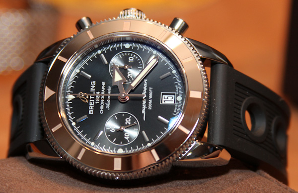Breitling Superocean Heritage Red Gold Watches Hands-On | aBlogtoWatch