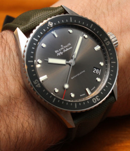 Baselworld 2013: The Blancpain Fifty Fathoms Bathyscaphe Watch Hands-On ...