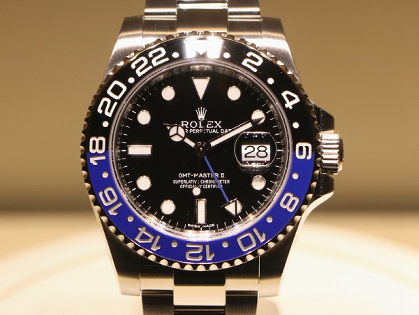gmt master ii black and blue