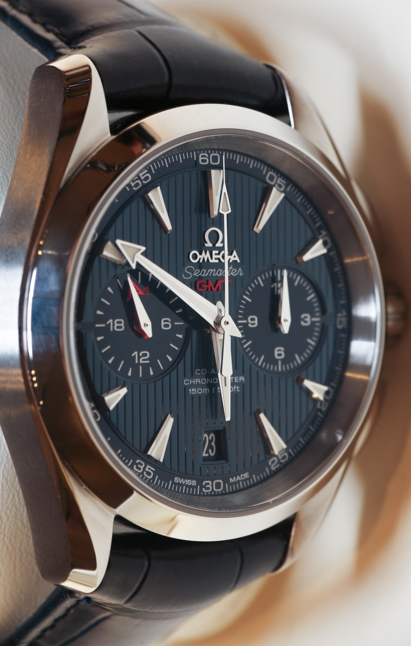 Omega Aqua Terra Chronograph GMT Watch 