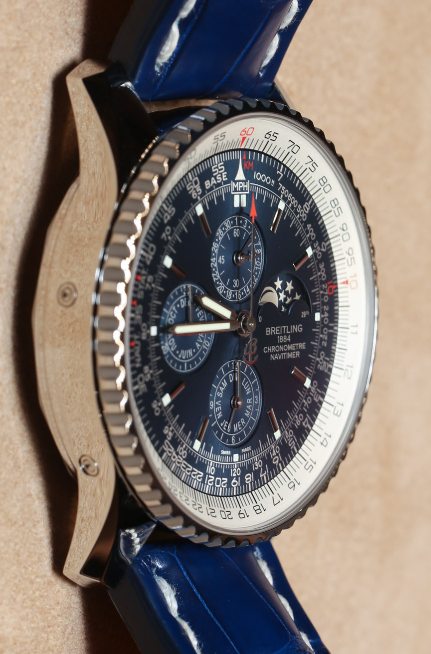 Breitling Navitimer 1461 Limited Edition Blue Watch Hands-On | aBlogtoWatch
