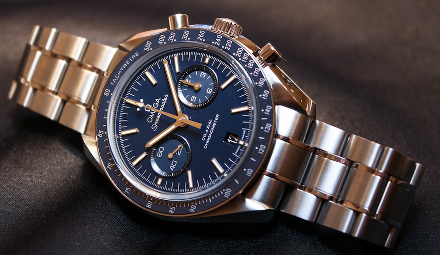 blue omega watch