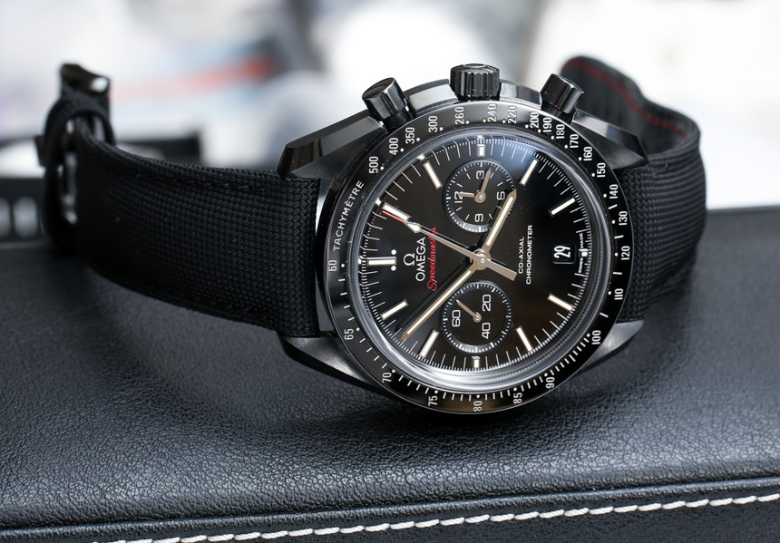 Omega Speedmaster Co-Axial Chronograph Dark Side Of The Moon Black ...