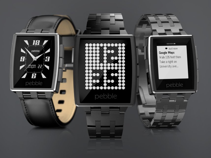 Pebble Steel Watch