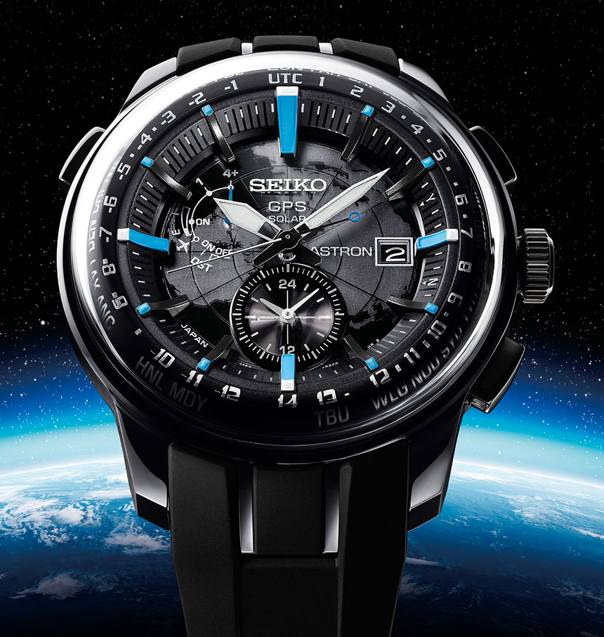 seiko gps,Seiko Astron GPS Solar Dual Time Watch