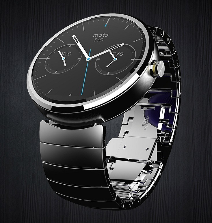 Toestand Uitschakelen vrouwelijk Motorola Moto 360 Watch Debuts Google 'Android Wear' OS: The Smartwatch For  Everyone Is Here | aBlogtoWatch