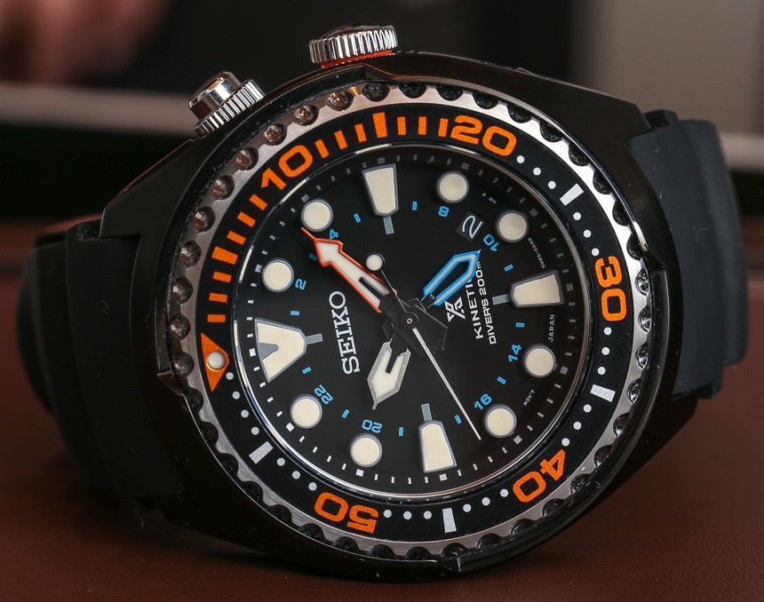 Seiko Prospex Kinetic GMT Diver's 200m Watch Hands-On | aBlogtoWatch