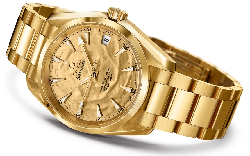 omega full gold watch