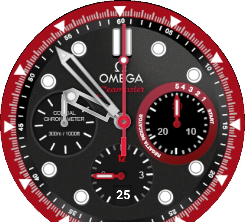 omega android watch face