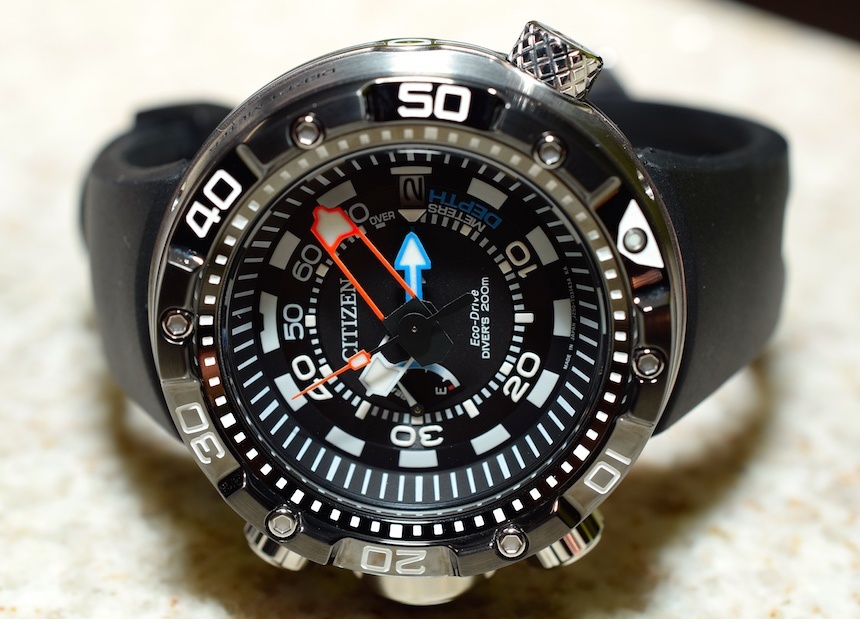 Diving with Citizen Promaster Aqualand Depth Meter Watch