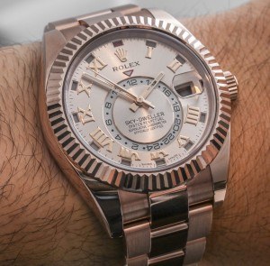 Rolex Sky-Dweller Watch: New Gold Colors Hands-On | aBlogtoWatch