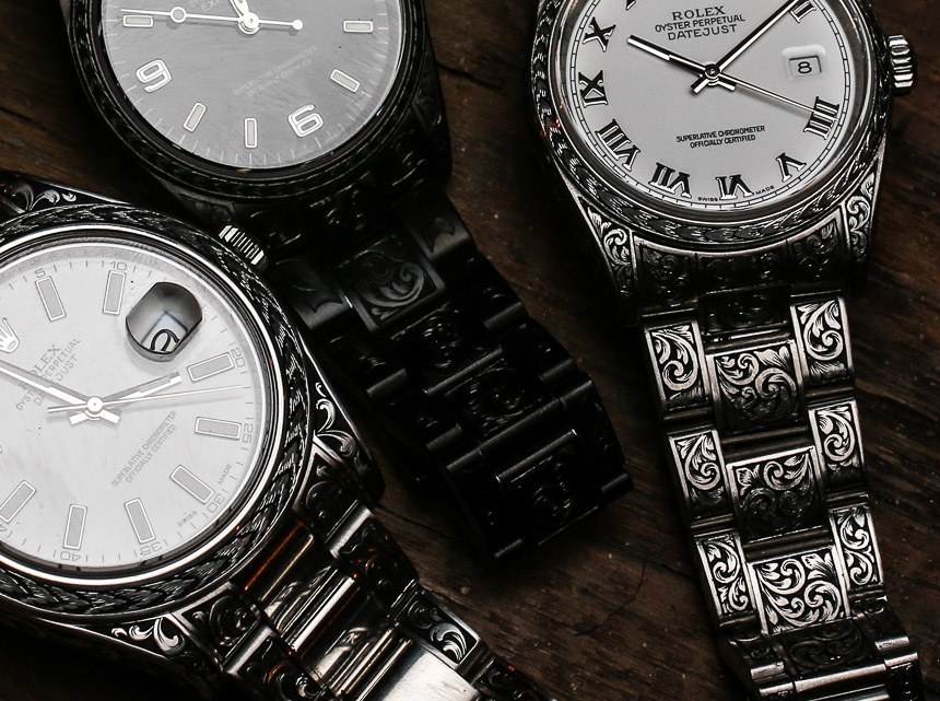 Hand-Engraved Rolex Watches 