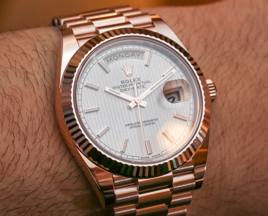 Rolex Day-Date 40 Watches & The New Rolex 3255 Movement Hands-On ...