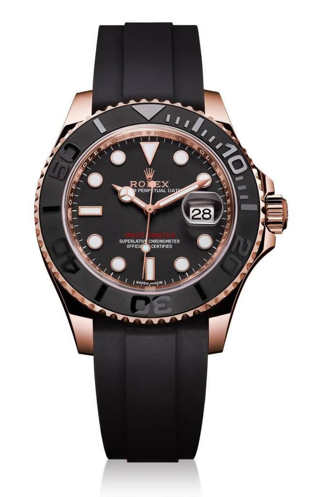 Rolex Yacht-Master 116655 Watch In Everose Gold With Black Ceramic ...