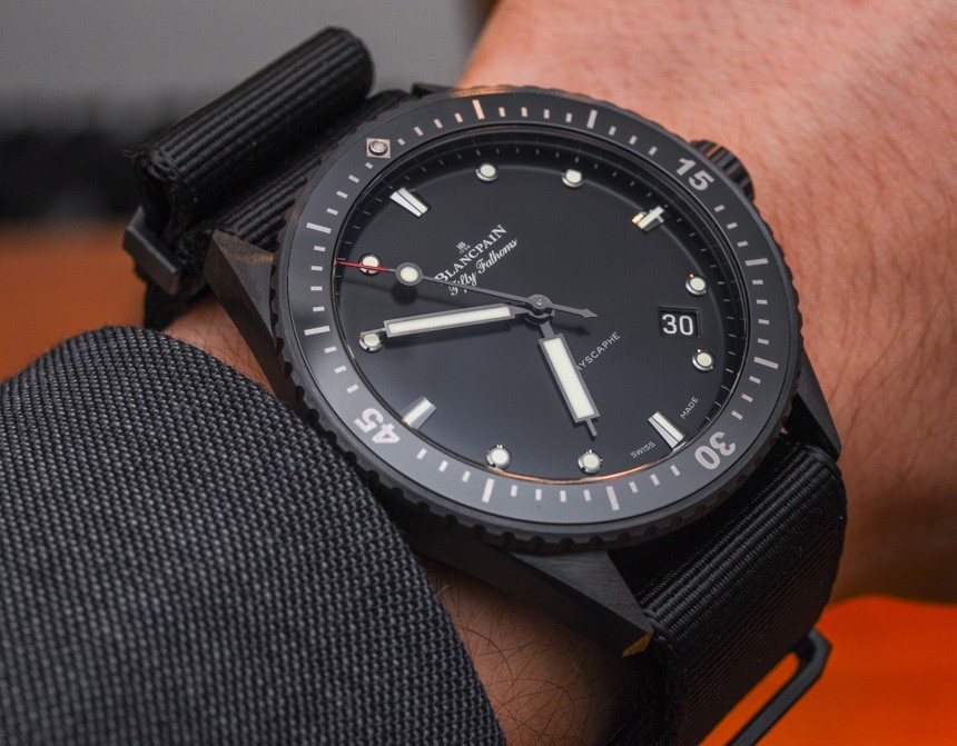 Blancpain Fifty Fathoms Bathyscaphe Automatic Men's Watch 5100B 1110 B52A –  Watches of America