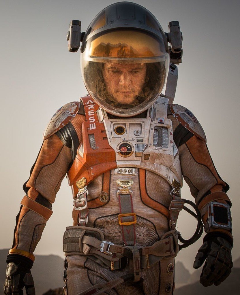 The Martian Movie Watch: Matt Damon Wears A Hamilton Khaki Navy ...