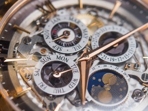 Montblanc Heritage Spirit Perpetual Calendar Skeleton Sapphire Dial ...